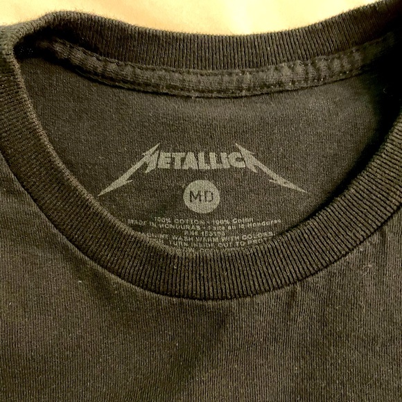 Metallica Womens Size Medium T-Shirt in Black - Picture 2 of 2